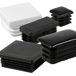 Squared chair leg end caps