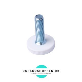 Set screw white/grey M8 M10 base Ø25-Ø38 mm